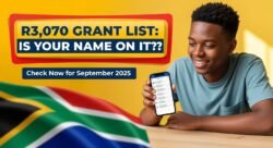 Big Relief: R3,070 Youth Grant September 2025 List Published