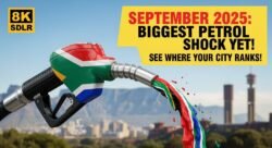 September 2025 Petrol Price Hike โ Check Which South African Areas Will Pay the Most